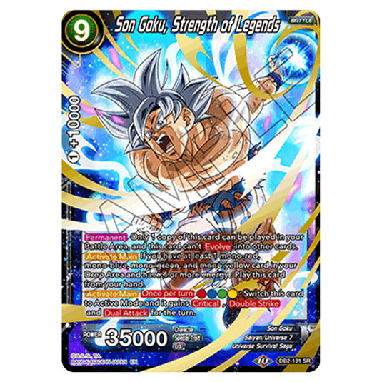 Dragon Ball Super - Draft Box 05 - Divine Multiverse - Son Goku, Strength of Legends - DB2-131