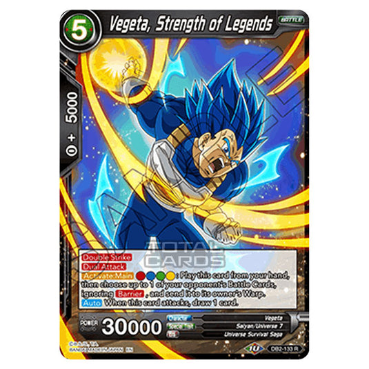 Dragon Ball Super - Draft Box 05 - Divine Multiverse - Vegeta, Strength of Legends - DB2-133