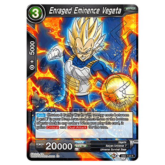 Dragon Ball Super - Draft Box 05 - Divine Multiverse - Enraged Eminence Vegeta - DB2-134