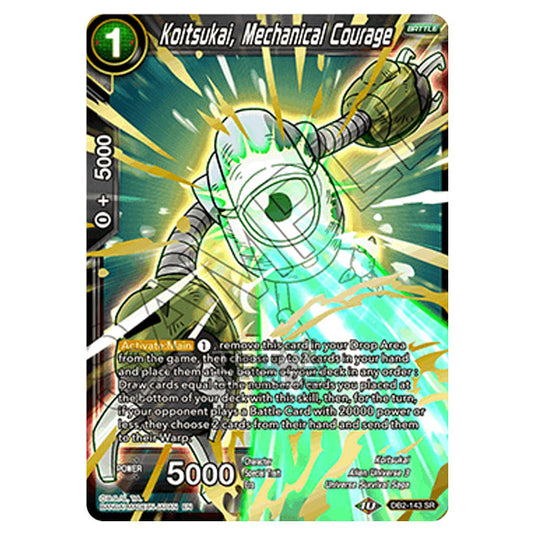 Dragon Ball Super - MB01 - Mythic Booster - Koitsukai, Mechanical Courage - DB2-143