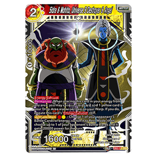 Dragon Ball Super - Draft Box 05 - Divine Multiverse - Sidra & Mohito, Universe 9 Destroyer & Angel - DB2-171