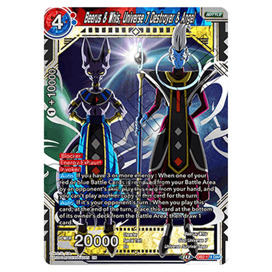 Dragon Ball Super - Draft Box 05 - Divine Multiverse - Beerus & Whis, Universe 7 Destroyer & Angel - DB2-174