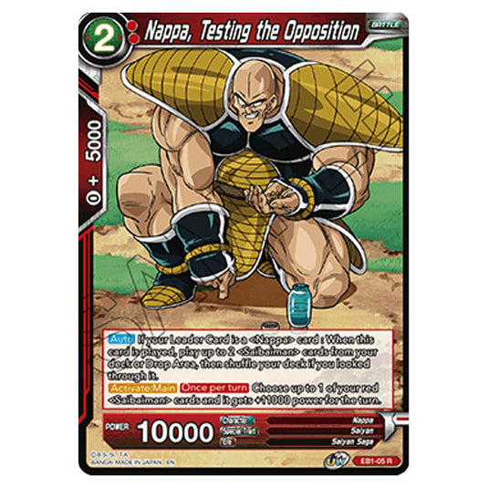 Dragon Ball Super - EB1 - Battle Evolution - Nappa, Testing the Opposition - EB1-05