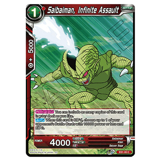 Dragon Ball Super - EB1 - Battle Evolution - Saibaiman, Infinite Assault - EB1-06