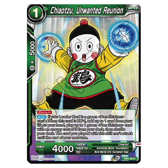 Dragon Ball Super - EB1 - Battle Evolution - Chiaotzu, Unwanted Reunion - EB1-28