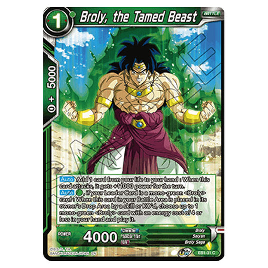 Dragon Ball Super - EB1 - Battle Evolution - Broly, the Tamed Beast - EB1-31