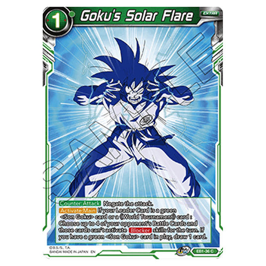 Dragon Ball Super - EB1 - Battle Evolution - Goku's Solar Flare - EB1-36