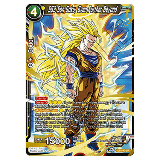 Dragon Ball Super - EB1 - Battle Evolution - SS3 Son Goku, Even Further Beyond - EB1-43