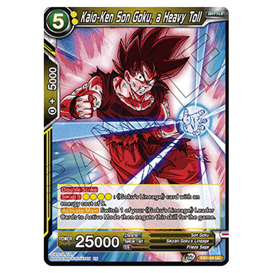 Dragon Ball Super - EB1 - Battle Evolution - Kaio-Ken Son Goku, a Heavy Toll - EB1-44