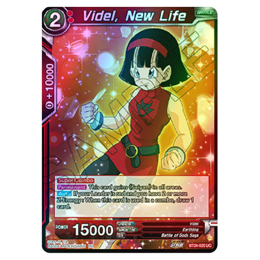 Dragon Ball Super - B24 - Beyond Generations - Videl, New Life - BT24-020 (Foil)