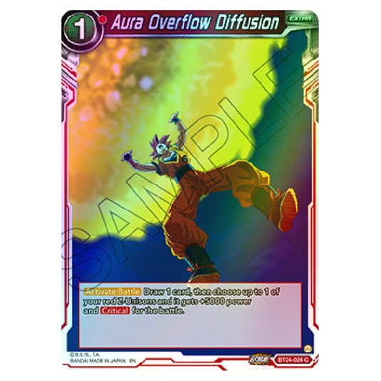 Dragon Ball Super - B24 - Beyond Generations - Aura Overflow Diffusion - BT24-024 (Foil)