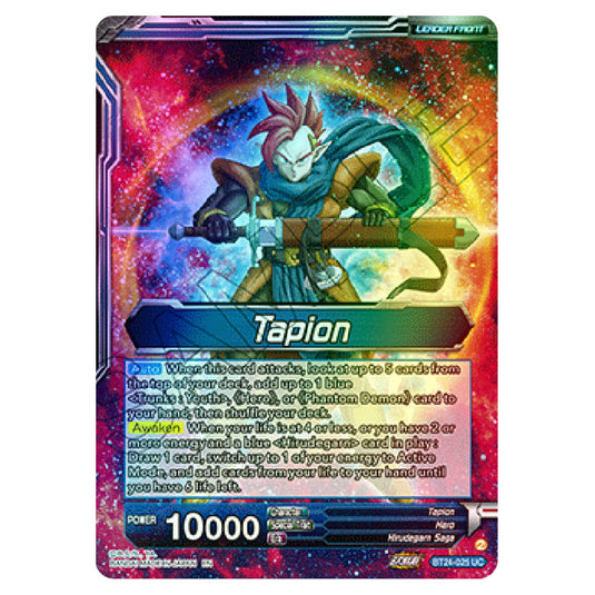 Dragon Ball Super - B24 - Beyond Generations - Tapion - BT24-025 (Foil)