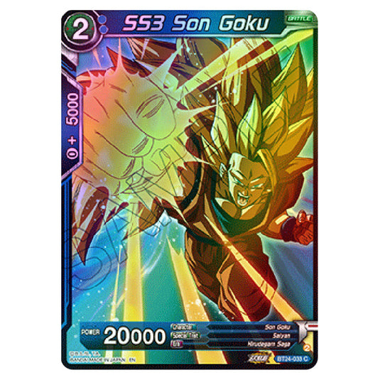 Dragon Ball Super - B24 - Beyond Generations - SS3 Son Goku - BT24-033 (Foil)