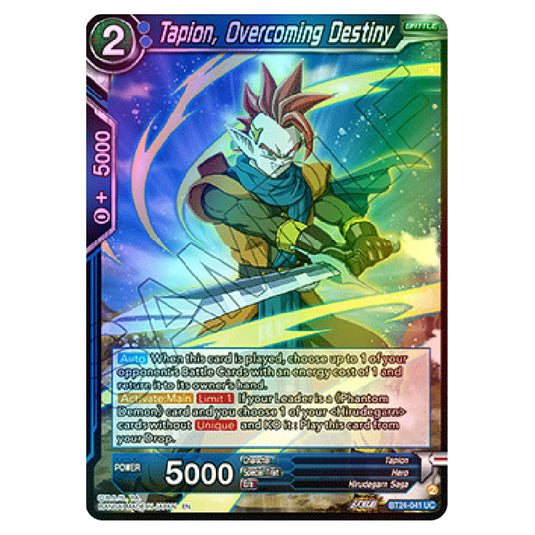 Dragon Ball Super - B24 - Beyond Generations - Tapion, Overcoming Destiny - BT24-041 (Foil)