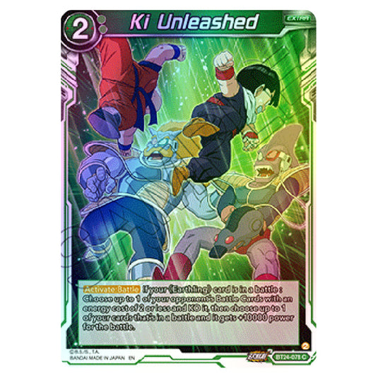 Dragon Ball Super - B24 - Beyond Generations - Ki Unleashed - BT24-078 (Foil)