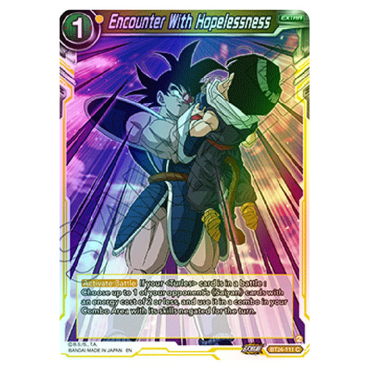 Dragon Ball Super - B24 - Beyond Generations - Encounter With Hopelessness - BT24-111 (Foil)