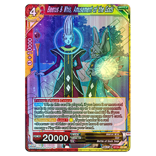 Dragon Ball Super - B24 - Beyond Generations - Beerus & Whis, Amusement of the Gods - BT24-131 (Foil)