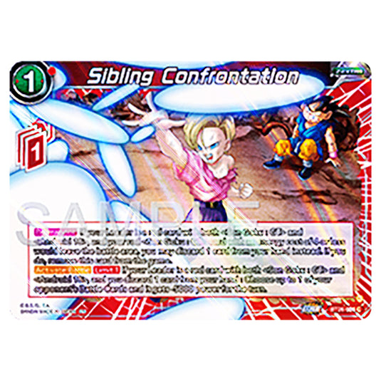 Sibling Confrontation Red card from the Dragon Ball Super Card Game Fusion World set B26 - Ultimate Advent