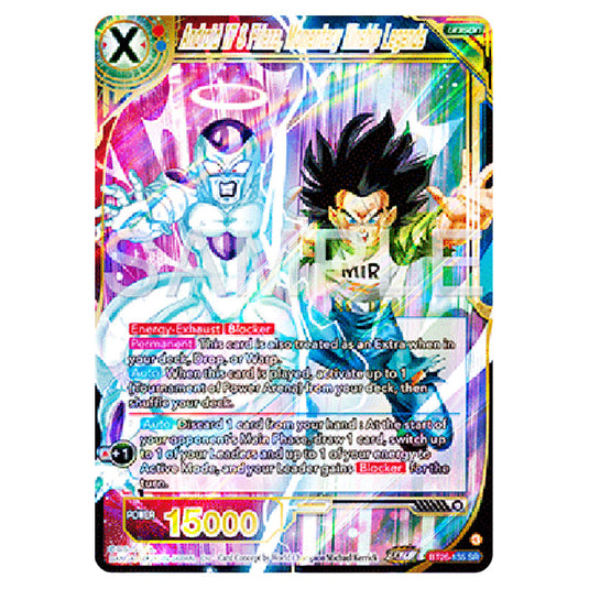 Android 17 & Frieza, Momentary Kinship Legends Red/Blue card from the Dragon Ball Super Card Game Fusion World set B26 - Ultimate Advent