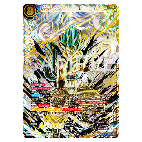 Dragon Ball Super - B26 - Ultimate Advent - SSB Gogeta, Shining Blue S