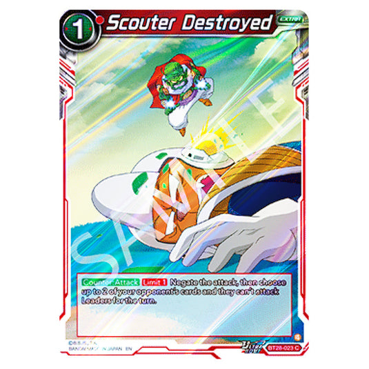 Scouter Destroyed Common card from the Dragon Ball Super Card Game set Prismatic Clash