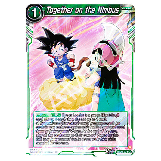 Together on the Nimbus Common card from the Dragon Ball Super Card Game set Prismatic Clash