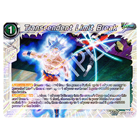 Transcendent Limit Break Common card from the Dragon Ball Super Card Game set Prismatic Clash