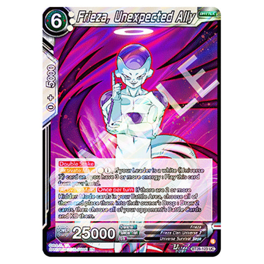 Frieza, Unexpected Ally Uncommon card from the Dragon Ball Super Card Game set Prismatic Clash