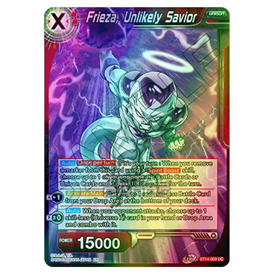 Dragon Ball Super - B14 - Cross Spirits - Frieza, Unlikely Savior - BT14-003 (Foil)