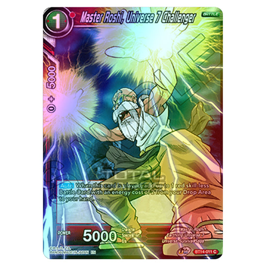 Dragon Ball Super - B14 - Cross Spirits - Master Roshi, Universe 7 Challenger - BT14-011 (Foil)