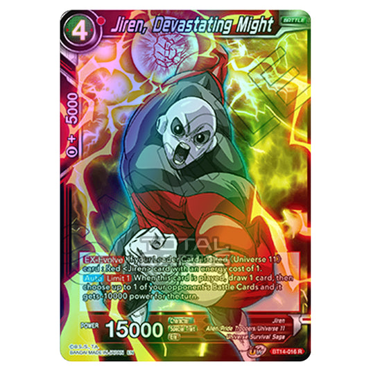 Dragon Ball Super - B14 - Cross Spirits - Jiren, Devastating Might - BT14-016 (Foil)