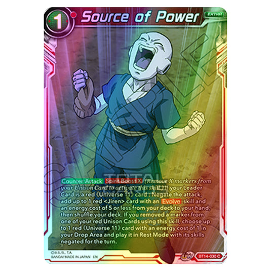 Dragon Ball Super - B14 - Cross Spirits - Source of Power - BT14-030 (Foil)