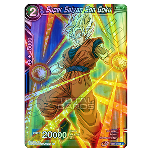 Dragon Ball Super - B14 - Cross Spirits - Super Saiyan Son Goku - BT14-036 (Foil)