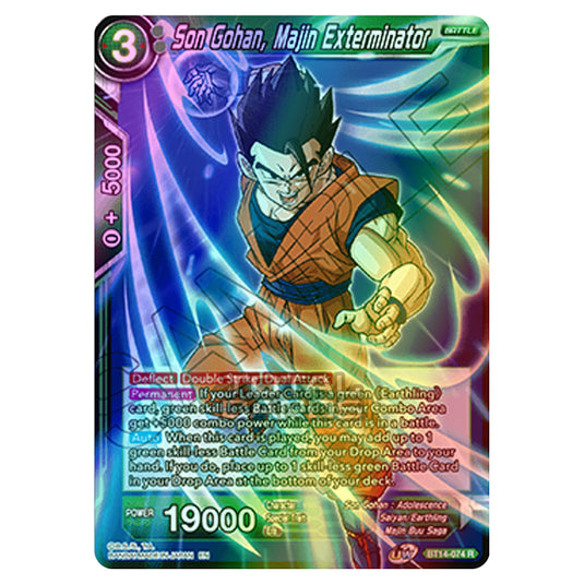 Dragon Ball Super - B14 - Cross Spirits - Son Gohan, Majin Exterminator - BT14-074 (Foil)