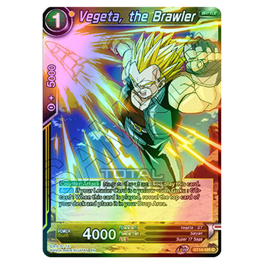 Dragon Ball Super - B14 - Cross Spirits - Vegeta, the Brawler - BT14-101 (Foil)