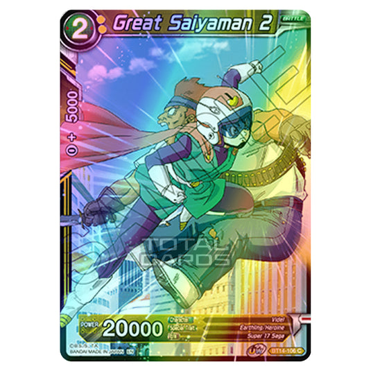 Dragon Ball Super - B14 - Cross Spirits - Great Saiyaman 2 - BT14-106 (Foil)