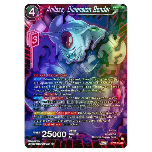 Dragon Ball Super - B20 - Power Absorbed - Anilaza, Dimension Bender - BT20-006 (Foil)