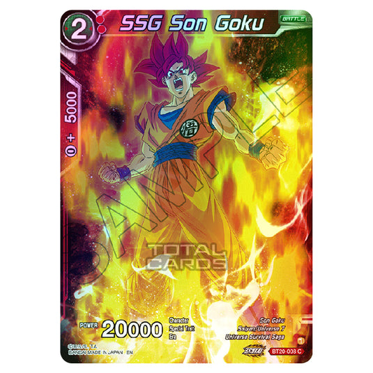 Dragon Ball Super - B20 - Power Absorbed - SSG Son Goku - BT20-008 (Foil)