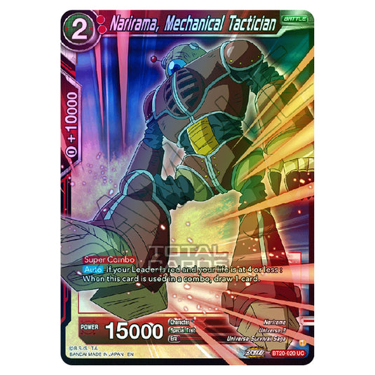 Dragon Ball Super - B20 - Power Absorbed - Narirama, Mechanical Tactician - BT20-020 (Foil)