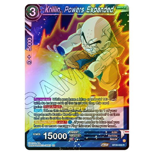 Dragon Ball Super - B20 - Power Absorbed - Krillin, Powers Expanded - BT20-036 (Foil)