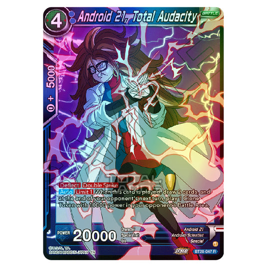 Dragon Ball Super - B20 - Power Absorbed - Android 21, Total Audacity - BT20-047 (Foil)