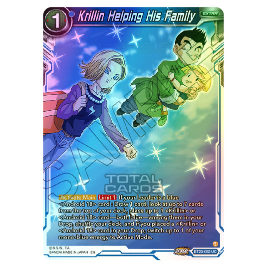 Dragon Ball Super - B20 - Power Absorbed - Krillin Helping His Family - BT20-052 (Foil)