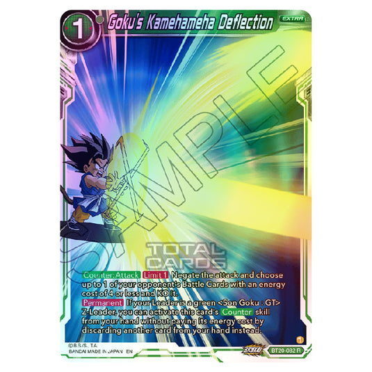 Dragon Ball Super - B20 - Power Absorbed - Goku's Kamehameha Deflection - BT20-082 (Foil)