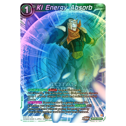 Dragon Ball Super - B20 - Power Absorbed - Ki Energy Absorb - BT20-083 (Foil)