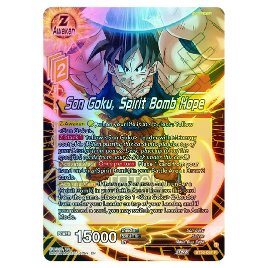 Dragon Ball Super - B20 - Power Absorbed - Son Goku, Spirit Bomb Hope - BT20-087 (Foil)