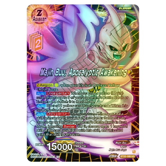 Dragon Ball Super - B20 - Power Absorbed - Majin Buu, Apocalyptic Awakening - BT20-088 (Foil)