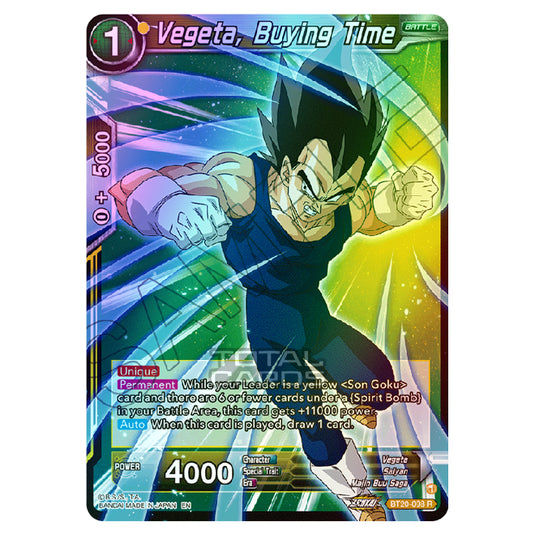 Dragon Ball Super - B20 - Power Absorbed - Vegeta, Buying Time - BT20-098 (Foil)