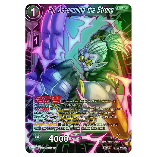 Dragon Ball Super - B20 - Power Absorbed - Fu, Assembling the Strong - BT20-116 (Foil)