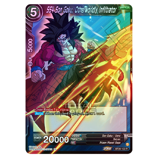 Dragon Ball Super - B20 - Power Absorbed - SS4 Son Goku, Otherworldly Infiltrator - BT20-122 (Foil)