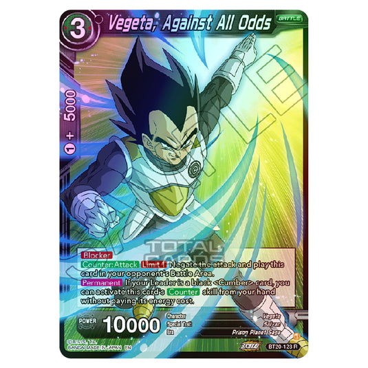 Dragon Ball Super - B20 - Power Absorbed - Vegeta, Against All Odds - BT20-123 (Foil)